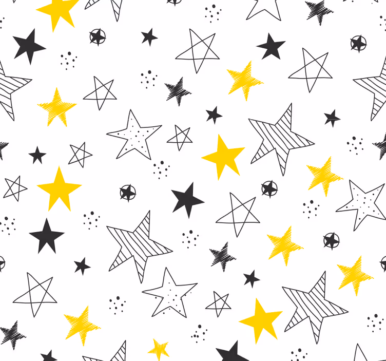 Children room roller blind rock'n'roll stars - TenStickers