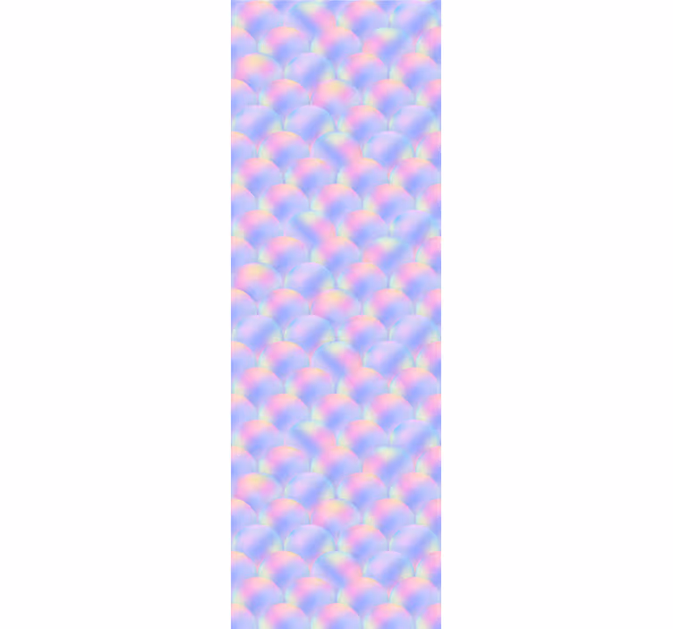 Children room roller blind multicolor mermaid scales - TenStickers