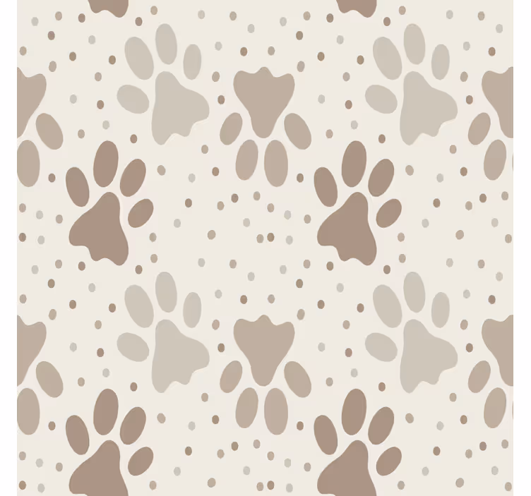 Children room roller blind dog's paw print - TenStickers