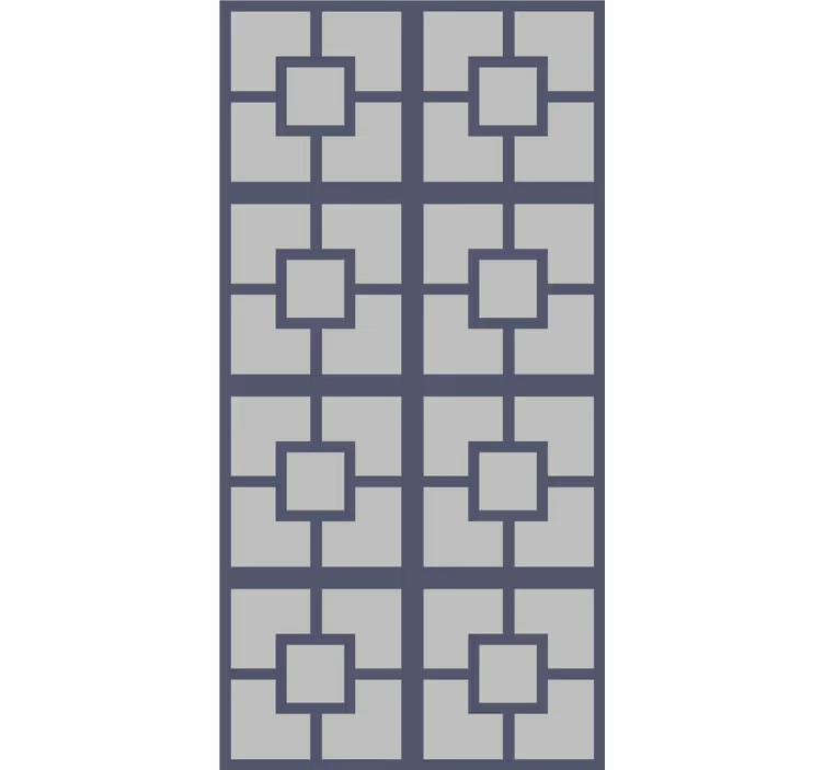 Office roller blind with square pattern design - TenStickers