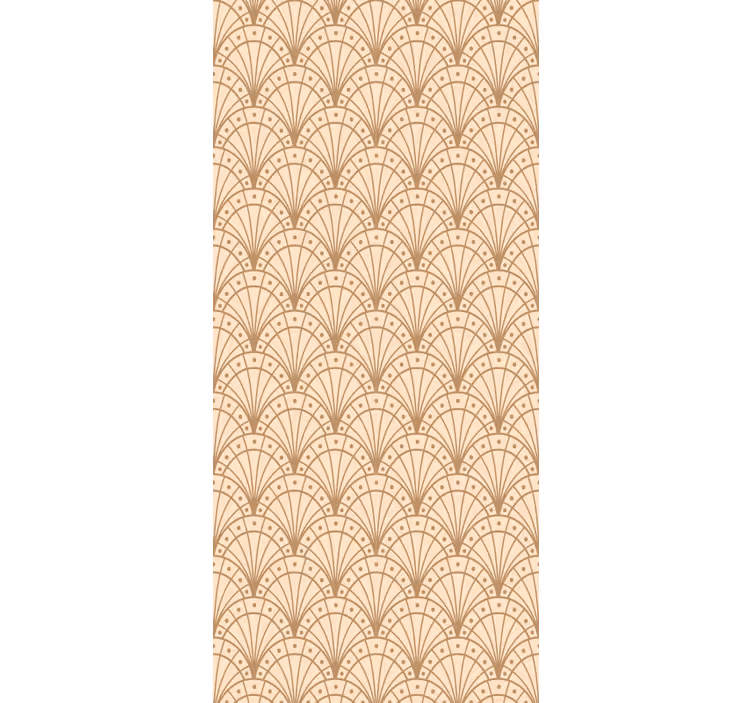 Office roller blind with elegant fan design - TenStickers