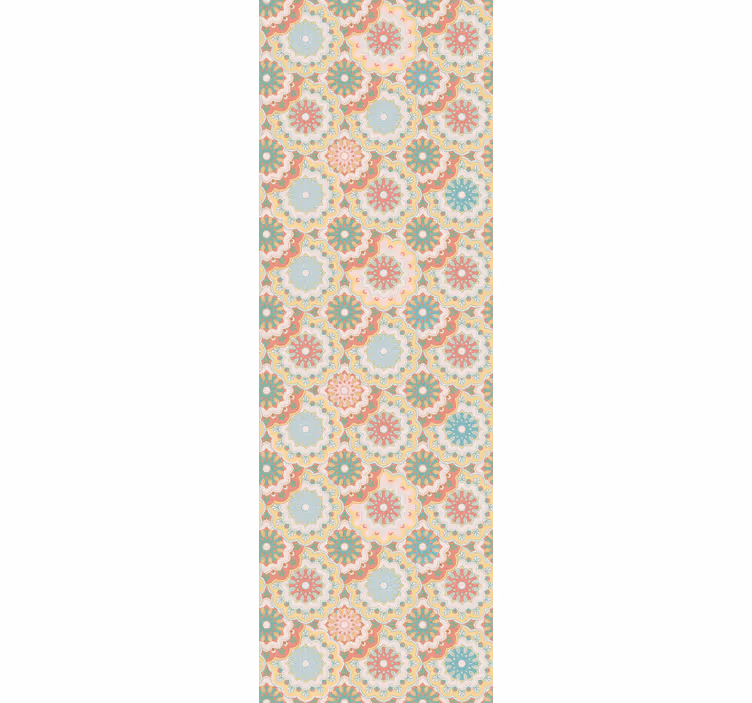 Office roller blind fabric "granny chic" - TenStickers