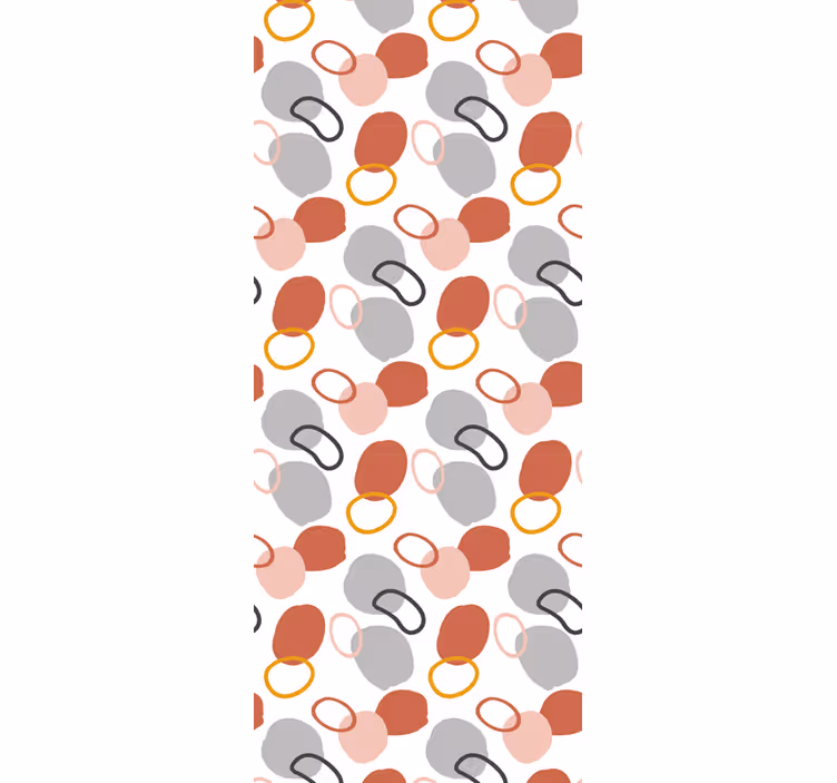 Office roller blind with abstract colorful dots - TenStickers