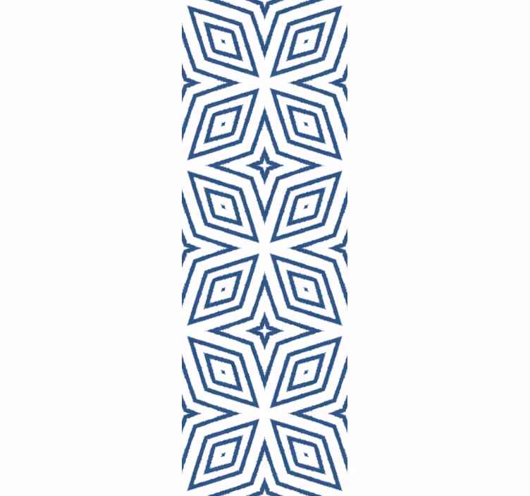 Office roller blind handcrafted imitation jute diamonds - TenStickers