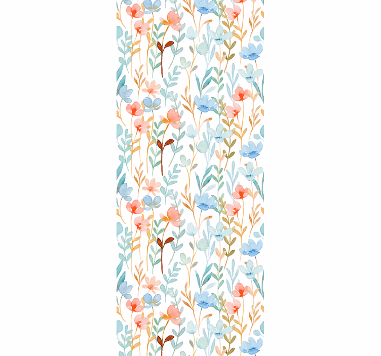 Office roller blind flowerprint 'hydenyear' - TenStickers