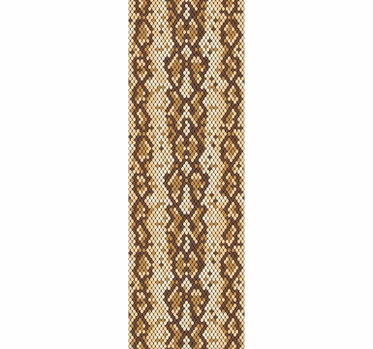 Office roller blind in snake skin design - TenStickers