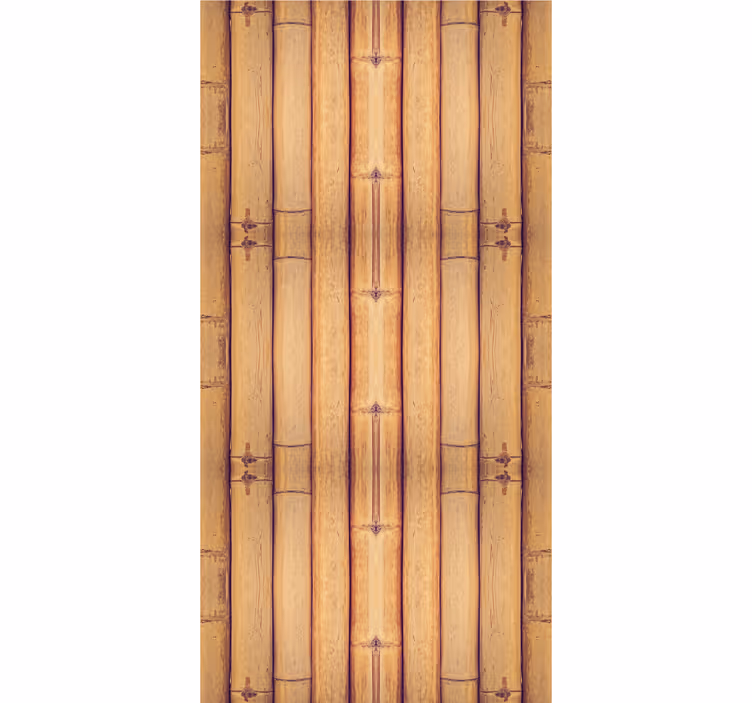 Office roller blind with bamboo wood texture effect - TenStickers