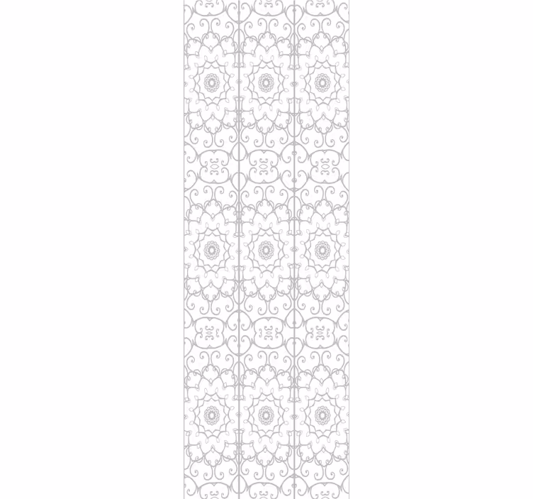 Office roller blind with floral design - TenStickers