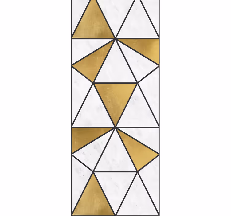Office roller blind geometric marble design - TenStickers