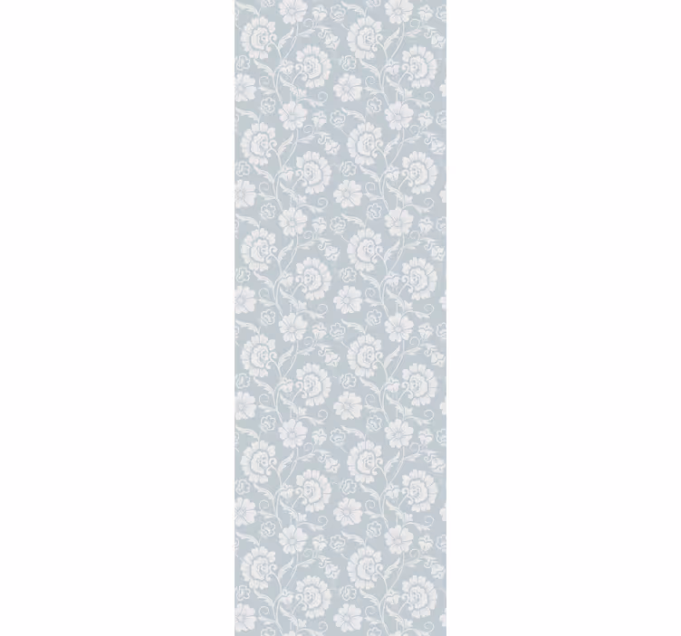Teenage bedroom roller blind granny chic floral design - TenStickers