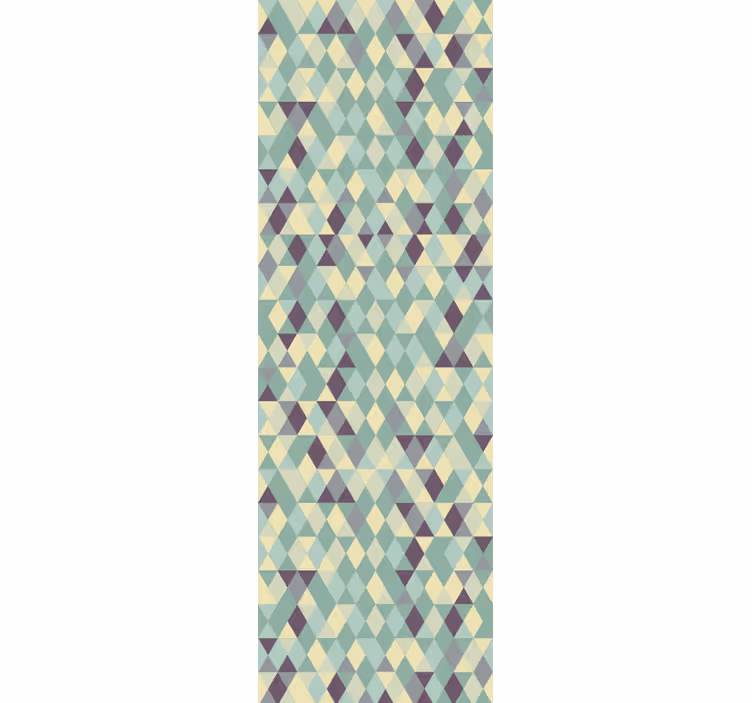 Teenage bedroom roller blind in ombre geometric shapes - TenStickers