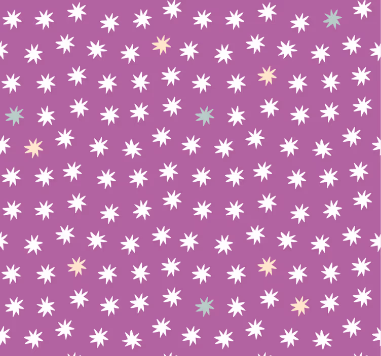 Teenage bedroom roller blind white stars design - TenStickers