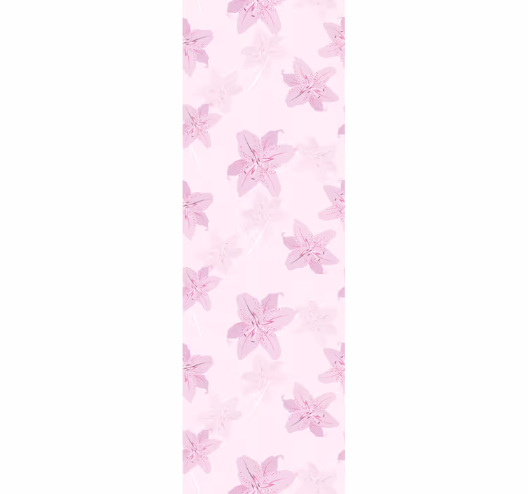 Teenage bedroom roller blind with lovely floral design - TenStickers