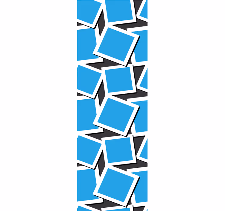 Teenage bedroom roller blind picture collage design - TenStickers