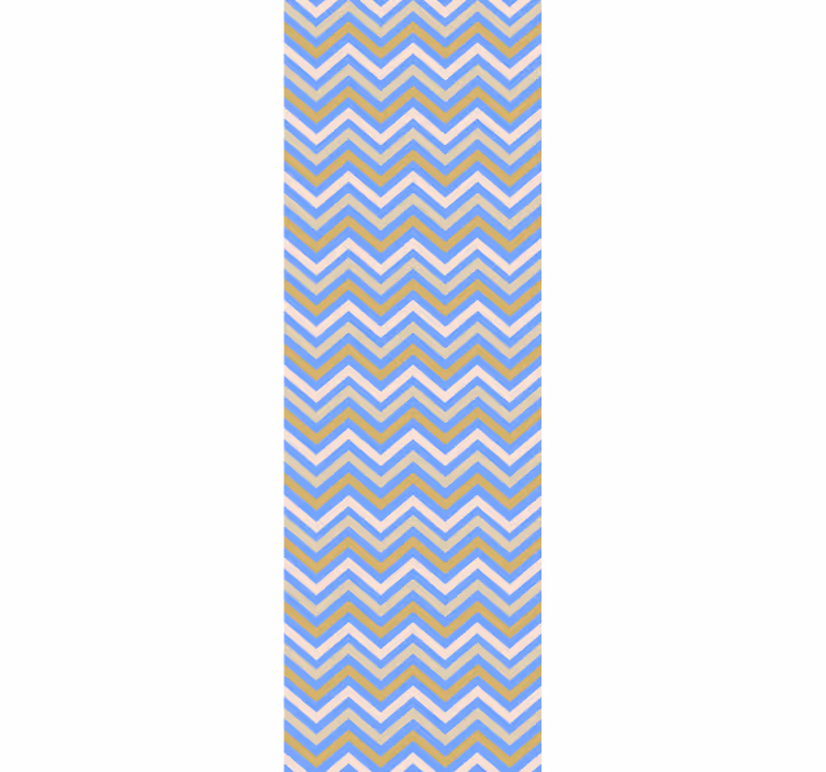 Teenage bedroom roller blind zigzag pattern colors - TenStickers