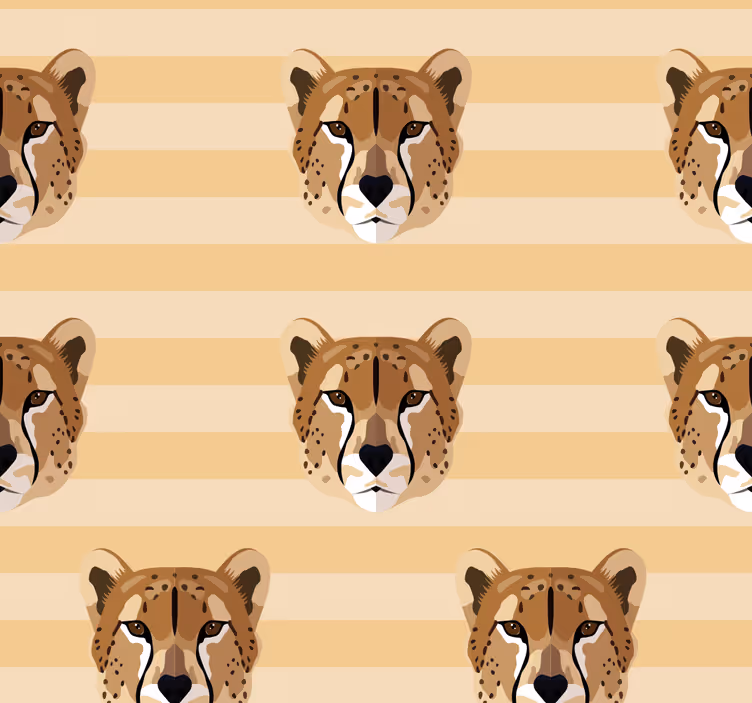 Teenage bedroom roller blind leopard design - TenStickers
