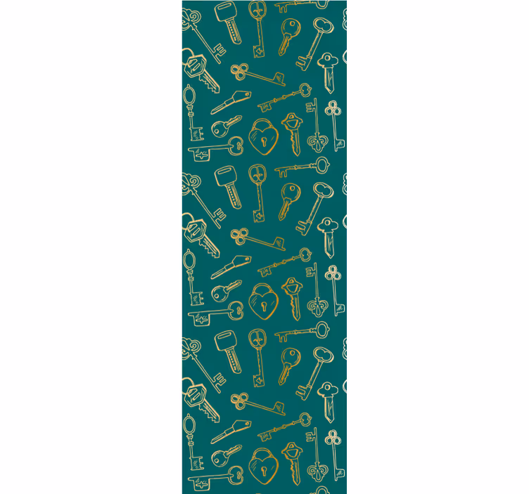 Teenage bedroom roller blind keys and locks - TenStickers