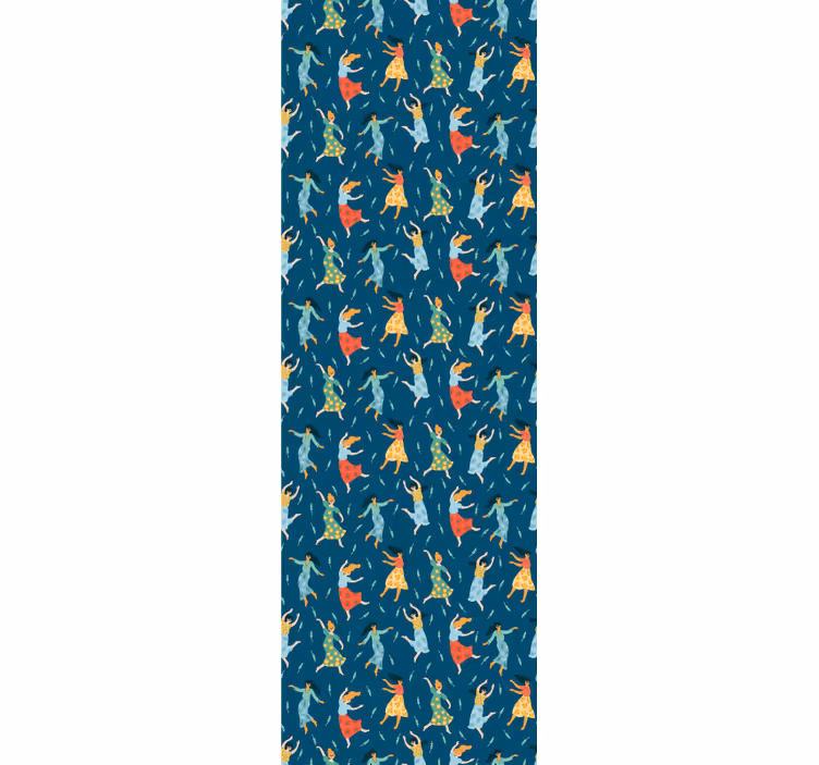 Teenage bedroom roller blind dance party - TenStickers