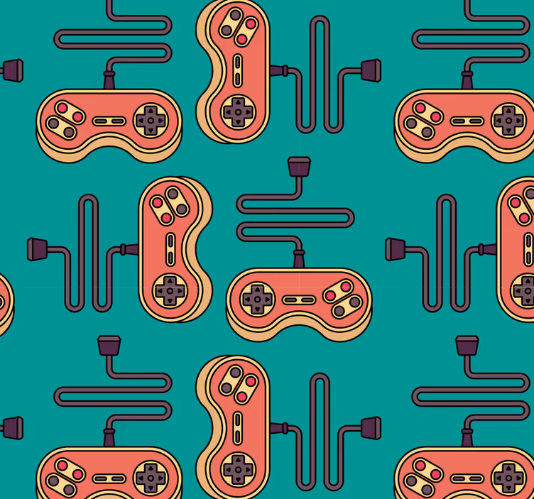 Teenage bedroom roller blind game design - TenStickers