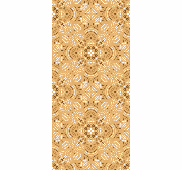 Teenage bedroom roller blind in vintage beige design - TenStickers