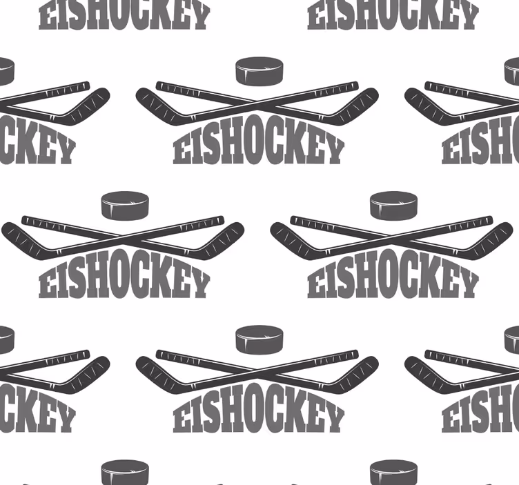 Teenage bedroom roller blind hockey design - TenStickers