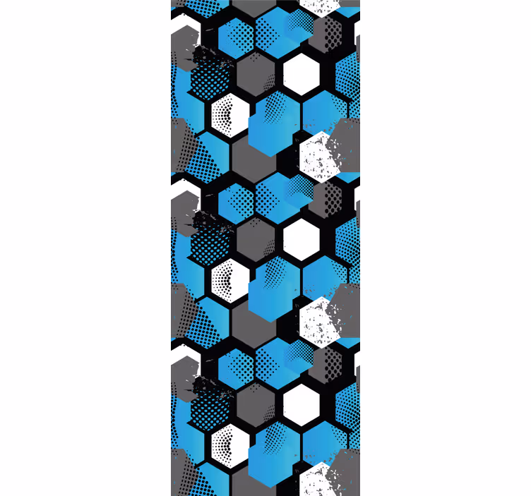Teenage bedroom roller blind abstract gradient football - TenStickers