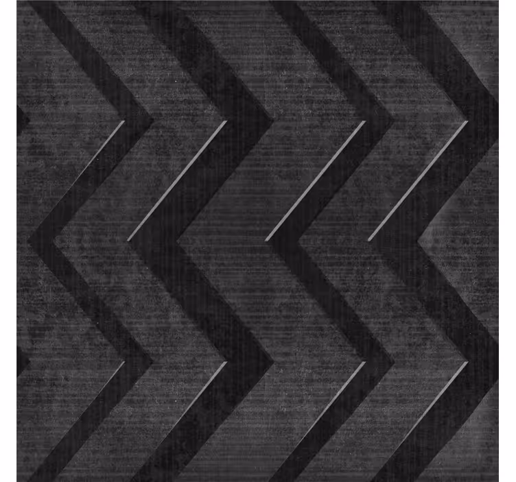 Teenage bedroom roller blind with black steel stripes - TenStickers