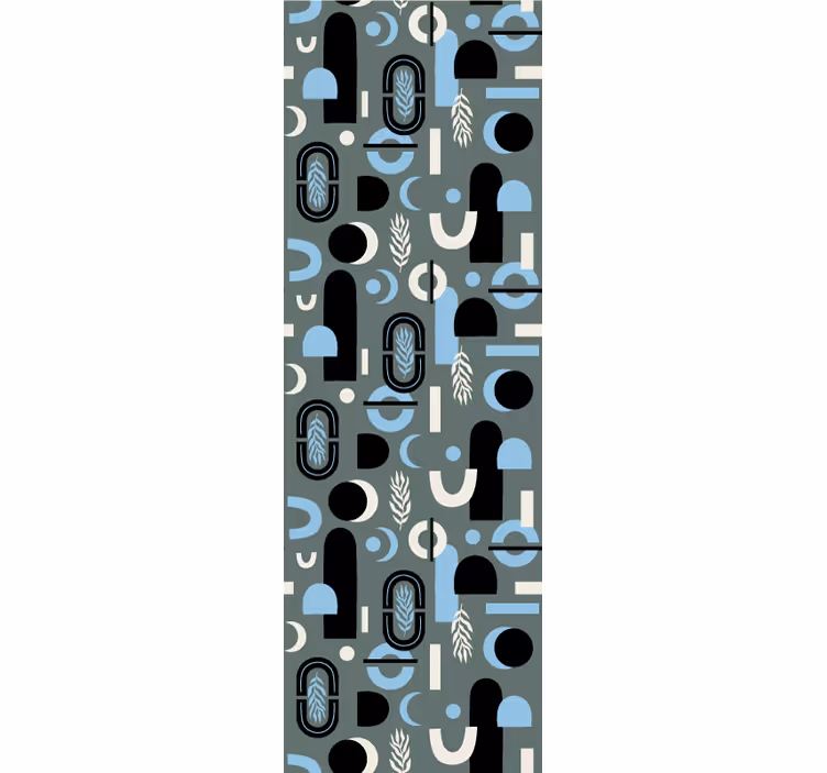 Modern roller blind geometric shapes design - TenStickers