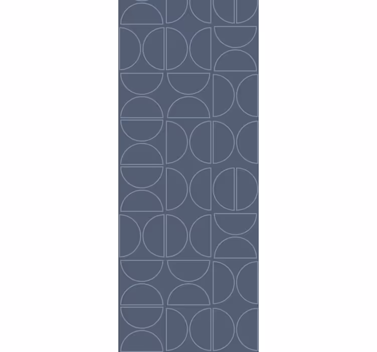 Modern roller blind geometric gray design - TenStickers