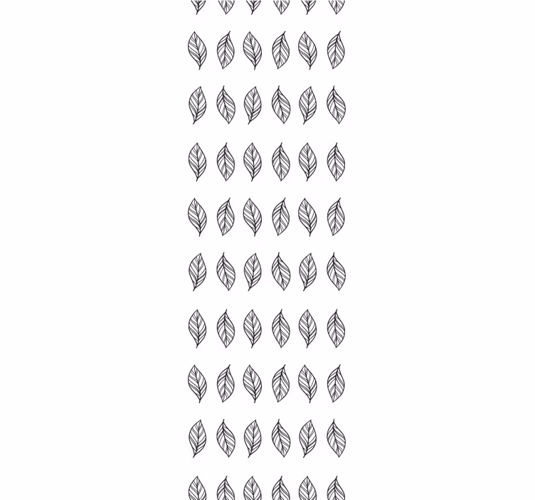 Modern roller blind with leaf-shaped minimal stripes - TenStickers