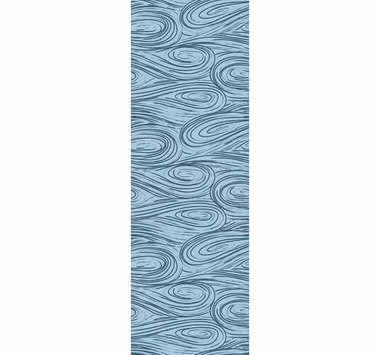 Modern roller blind with japandi style design - TenStickers