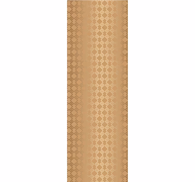 Modern roller blind in eclectic art deco gold - TenStickers