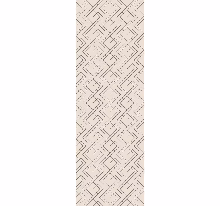 Modern roller blind mid-century design elegance - TenStickers