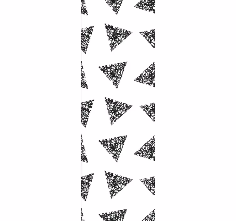 Modern roller blind with unique decay pattern - TenStickers