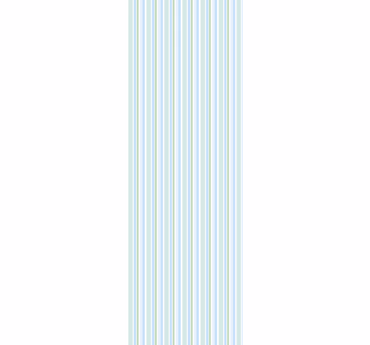 Modern roller blind in pastel striped pattern - TenStickers