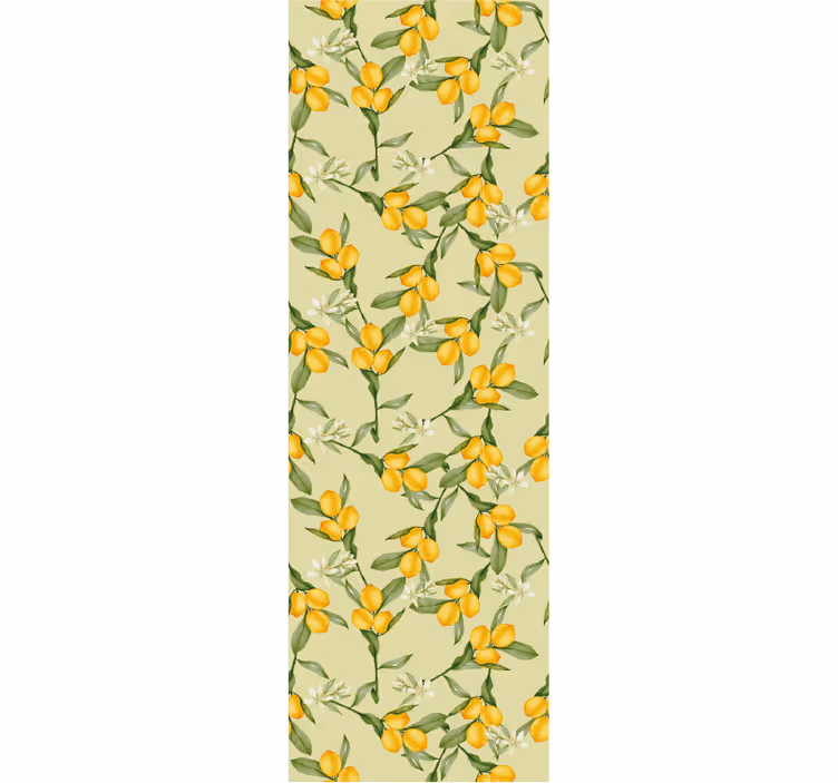Modern roller blind tropical summer lemons design - TenStickers