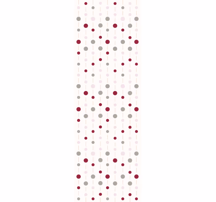 Modern roller blind in pastel dot pattern with lines - TenStickers