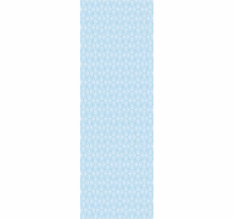 Modern roller blind in various wave patterns - TenStickers