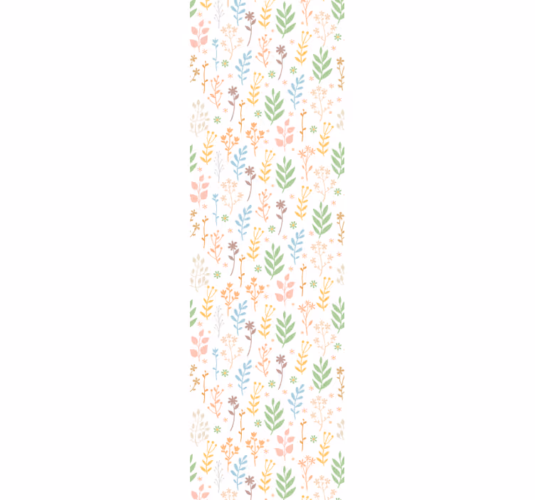 Modern roller blind with simple symbols on white - TenStickers
