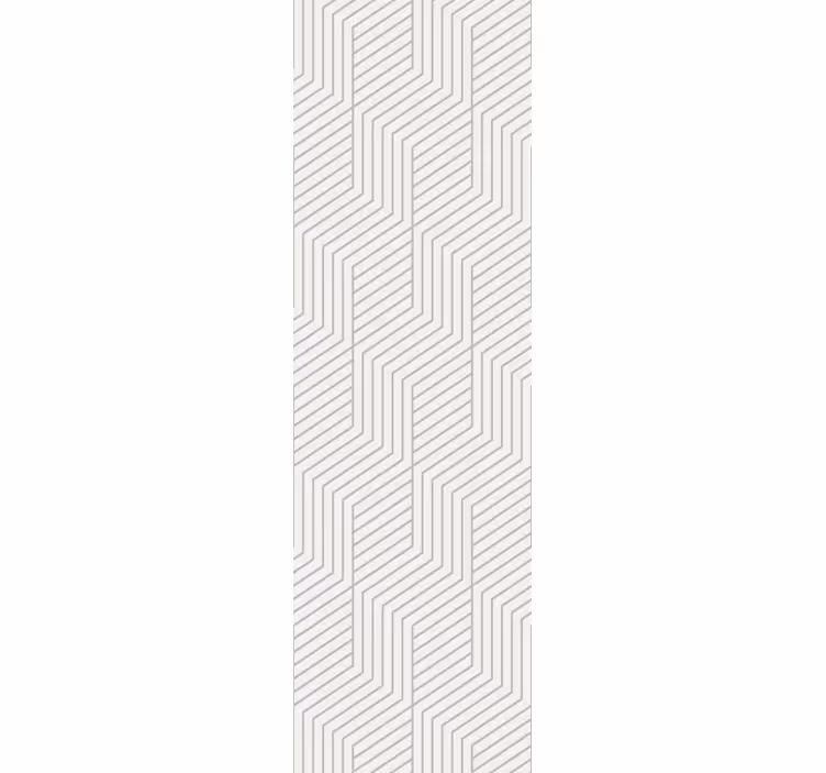Modern roller blind in unique octagon design - TenStickers