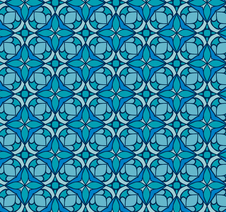 Blue bathroom bathroom roller blind - TenStickers