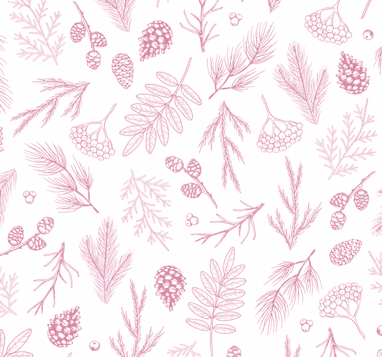 Bathroom roller blind white background pink pine - TenStickers
