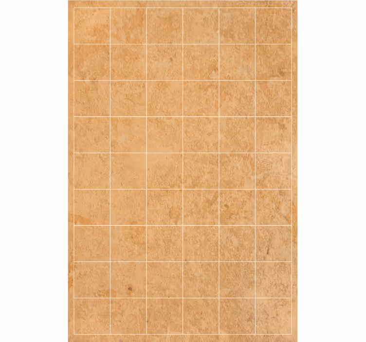 Beige roller blind with light beige squares - TenStickers