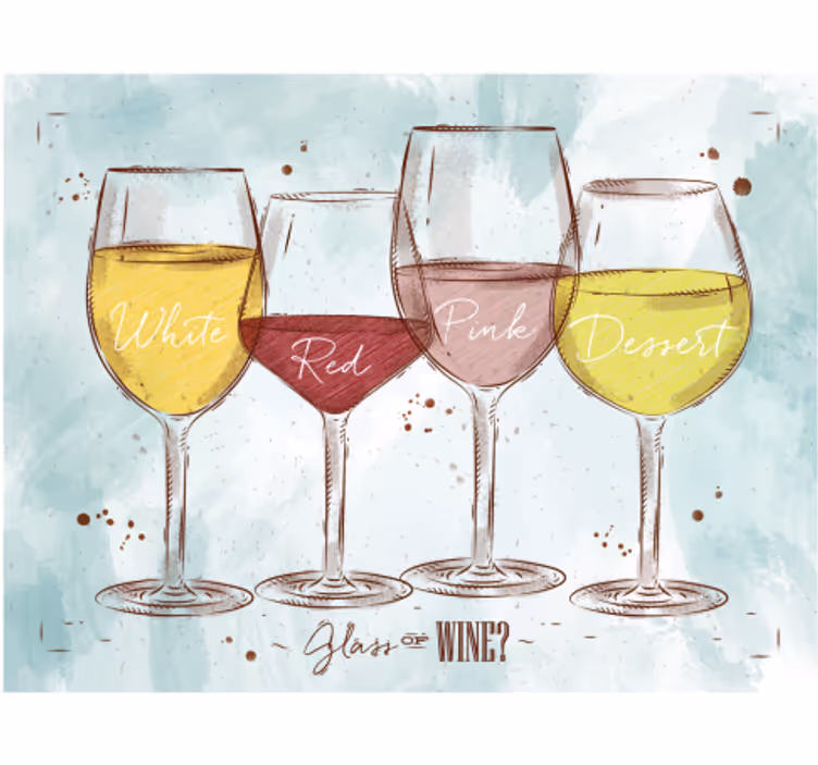 Kitchen roller blind rustic wine - TenStickers