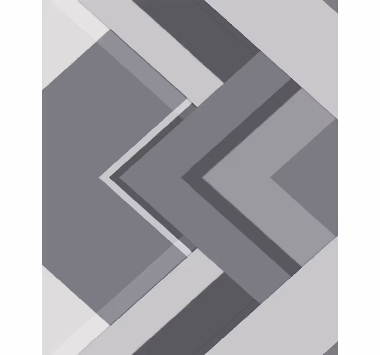 Gray roller blind in geometric grey pattern - TenStickers