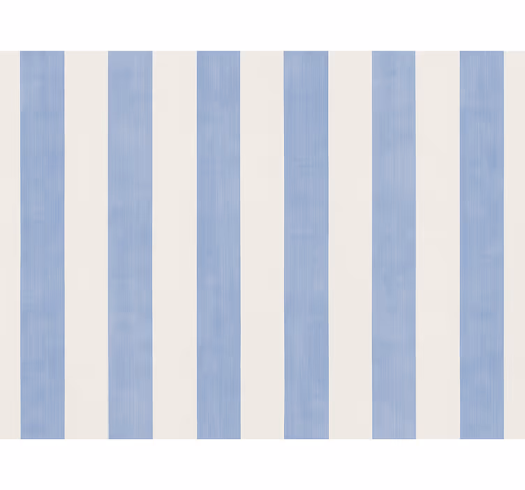 Blue roller blind blue and white stripes - TenStickers