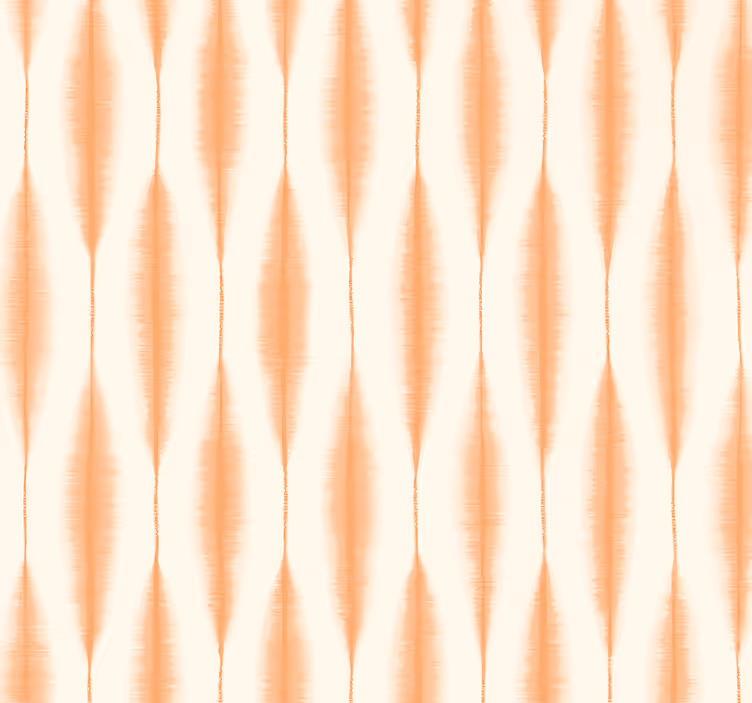 Modern roller blind ikat kasuri in orange - TenStickers