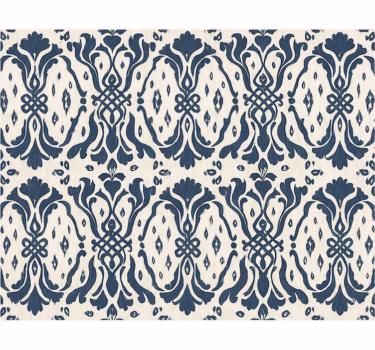 Modern roller blind with vintage black patterns - TenStickers
