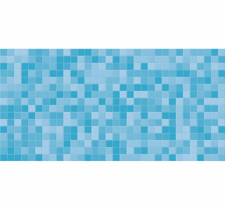 Blue roller blind in venetian style - TenStickers