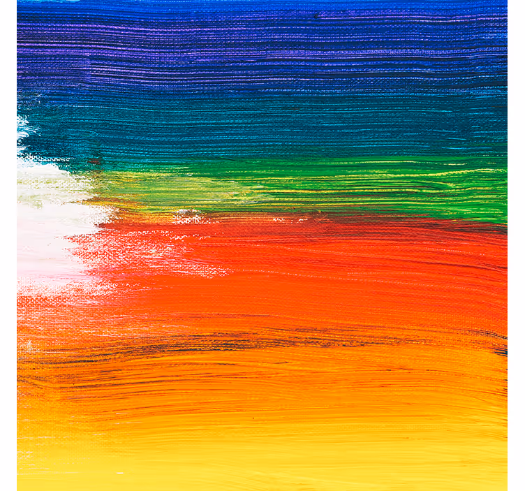 Living room roller blind in rainbow splash color - TenStickers